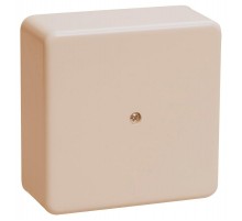 Коробка распределительная КМ для о/п 75х75х20мм слоновая кость  UKO10-075-075-020-K32-E  IEK