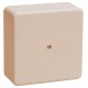 Коробка распределительная КМ для о/п 75х75х20мм слоновая кость  UKO10-075-075-020-K32-E  IEK