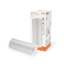 Светильник светодиодный  накладной HD031 12W (белый/белый) 3000K 79x200мм, 1/10  HD031  Gauss