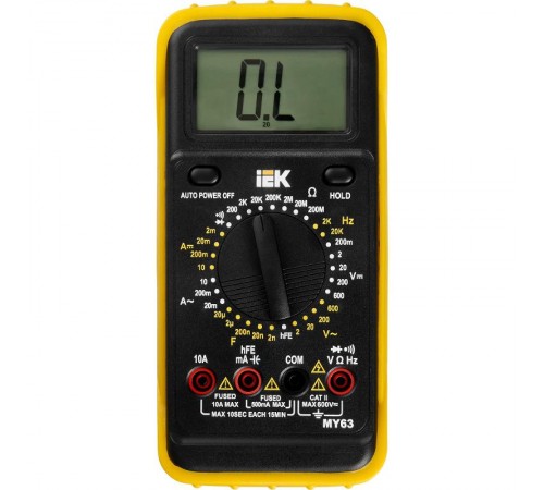 Мультиметр цифровой  Professional MY63   TMD-5S-063  IEK