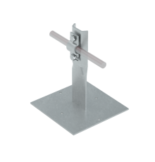 Приклееваемый держатель болтовой для прутка  5-10 мм H150 мм CU  PDB-H150-D5-10 CU  КМ-профиль