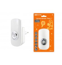 Ночник-фонарь "Люкс 1", 1х0,5Вт светодиодный с датчиком освещенности  SQ0357-0024  TDM