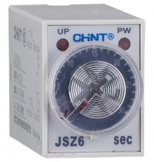 Реле времени миниатюрное JSZ6-2 задержка переключения 2 контактные группы 10s AC220V  294533  CHINT
