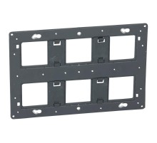 Суппорт большой вместимости - Программа Batibox - 2 x 3-местный - 2 x 6/8 модулей  080266  Legrand