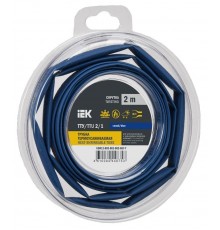 Трубка термоусадочная ТТУ нг-LS 2/1 синяя (2м/упак) IEK  UDR12-002-001-002-K07-T  IEK