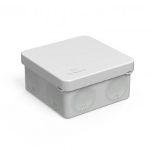 Коробка распределительная 60-0210м для прямого монтажа двухкомпонентная безгалогенная (HF) 80х80х40 (8шт/уп) IP66 60-0210м  Промрукав