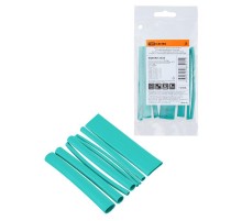 Набор трубок термоусаживаемых, клеевых "Моноцвет-диапазон, зеленый "  SQ0548-2303  TDM