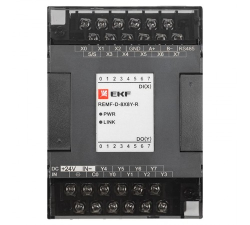 Модуль дискретного в/в REMF 8/8 PRO-Logic  REMF-D-8X8Y-R  EKF