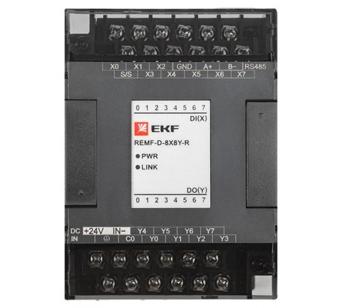 Модуль дискретного в/в REMF 8/8 PRO-Logic  REMF-D-8X8Y-R  EKF