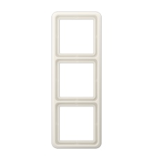 Рамка для вертикальной и горизонтальной установки, 3 поста; дюропласт; слоновая кость; CD500  CD583W  Jung