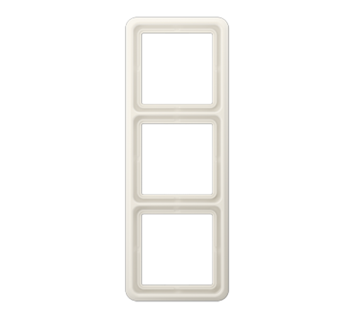 Рамка для вертикальной и горизонтальной установки, 3 поста; дюропласт; слоновая кость; CD500  CD583W  Jung