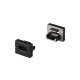 Заглушка SL-MINI-8-H6 BLACK с отверстием (arlight, Пластик)  030527  Arlight