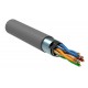 Кабель связи витая пара F/UTP, кат.5E 4x2х24AWG solid, PVC, 305м, серый  LC1-C5E04-311  ITK