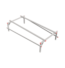 Опорная конструкция для установки оборудования TECHNORAPTOR 1000х2000 тип 1  KM-TR-SSEI-1000-2000-1  КМ - профиль