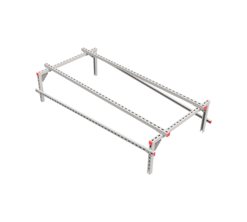 Опорная конструкция для установки оборудования TECHNORAPTOR 1000х2000 тип 1  KM-TR-SSEI-1000-2000-1  КМ - профиль