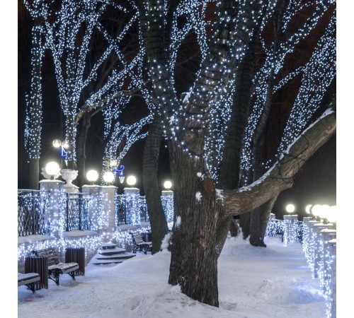 Светодиодная гирлянда ARD-STRING-CLASSIC-10000-BLACK-100LED-STD WHITE (230V, 7W)  025796  Arlight