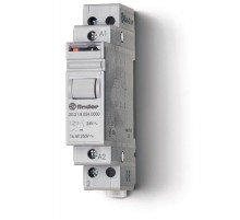 Модульное электромеханическое шаговое реле; 1NO 16А, 2 состояния; контакты AgSnO2; питание 110В АC; ширина 17.5мм  202181104000  Finder