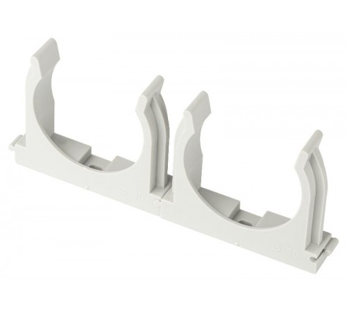 Крепеж клипса для труб  CLIP-50-G-MP d 50мм серый для монтажного пистолета (прямой монтаж) 25шт CLIP-50-G-MP  Б0062028  ЭРА