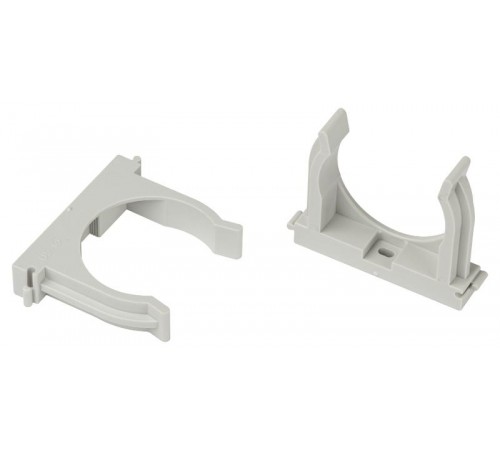 Крепеж клипса для труб  CLIP-50-G-MP d 50мм серый для монтажного пистолета (прямой монтаж) 25шт CLIP-50-G-MP  Б0062028  ЭРА