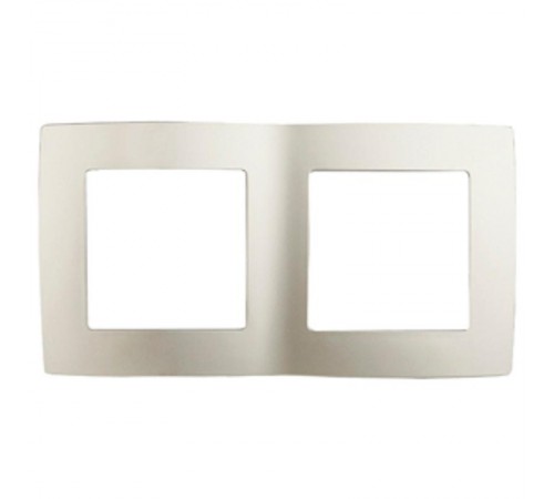 Рамка на 2 поста 12-5002-15  ,  перламутр  Б0019373  ЭРА