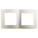 Рамка на 2 поста 12-5002-15  ,  перламутр  Б0019373  ЭРА