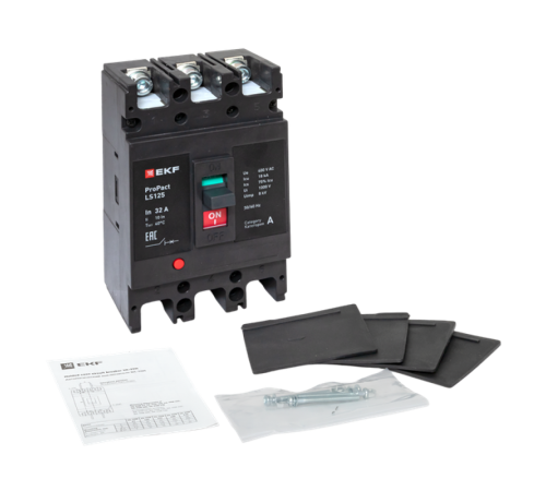 Выключатель автоматический LS125 18кА 3P 32А ProPact  mccb-125-18-3-32-ls  EKF