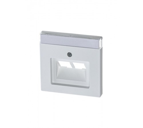 Плата центральная (накладка) для 2-постовой телекоммуникационной розетки , серия solo/future, цвет белый бархат  1710-0-3888   2CKA001710A3888  ABB