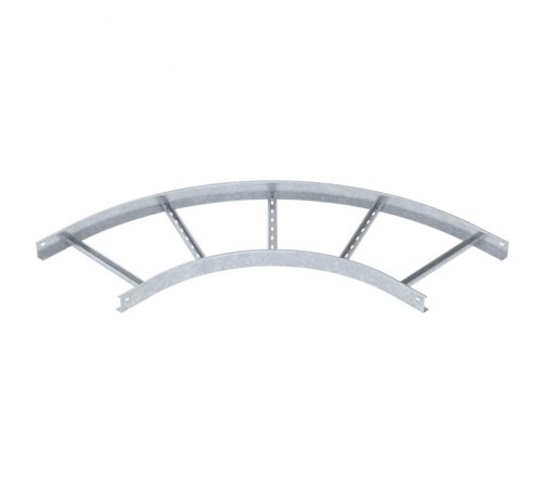 Угловая секция 90° лестничного лотка 60х400 мм R=500 мм (LB 90 640 R5 FT)  6211454  OBO Bettermann