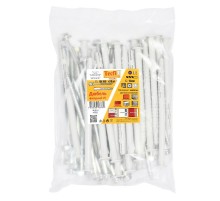 Дюбель фасад. с шурупом шест.гол. с шлицем TORX прессшайба 10x160 (25 шт) - пакет  147652  Tecfi