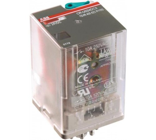 Реле CR-U024AC2 24B AC 2ПК (12A)  1SVR405621R0000  ABB