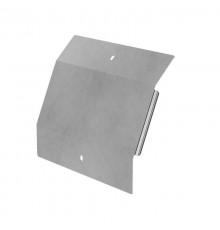 Крышка угла вертикального внешнего 45 градусов Профи INOX (AISI 304) 200х100 (1,0 мм)  PR16.16813  Промрукав