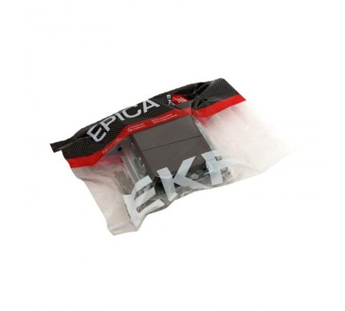 Механизм выключателя, двухклавишный, перекрёстный, мокко Эпика  UP1-SWM-22 EKF