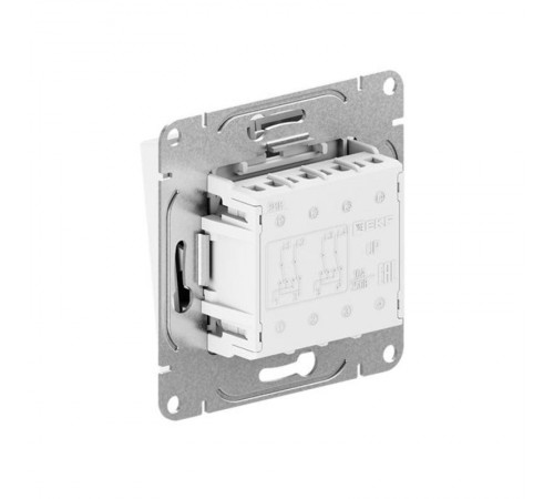 Механизм выключателя, двухклавишный, перекрёстный, шампань Эпика  UP1-SWC-22 EKF