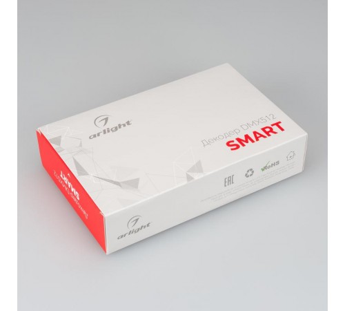 Декодер SMART-K57-DMX (230V, 4x2A, XLR3) (Arlight, IP20 Металл, 5 лет)  028453  Arlight