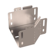 Переходник левый Стандарт INOX (AISI 409) 150х100х100  PR16.5593  Промрукав