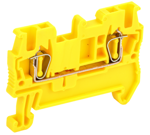 Клемма пружинная КПИ 2в-1,5 17,5А желтая   YZN11-001-K05  IEK 