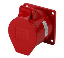 Розетка ЭРА стационарная внутренняя 424 3Р+РЕ 32А 380В IP44  Б0032872  ЭРА