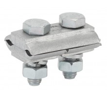 Зажим плашечный ПА-1-1 (5,1-9,0 мм2) 2 болта (6/30/1440)  Б0038782  ЭРА