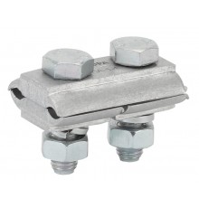 Зажим плашечный ПА-1-1 (5,1-9,0 мм2) 2 болта (6/30/1440)  Б0038782  ЭРА