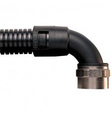 Фитинг AL13/M16/CSF90/BL, 90° поворотный, полиамид 66/никел.латунь, черный, резьба M16, d13, 10 шт. в пачке  7TCA296000R0201  ABB