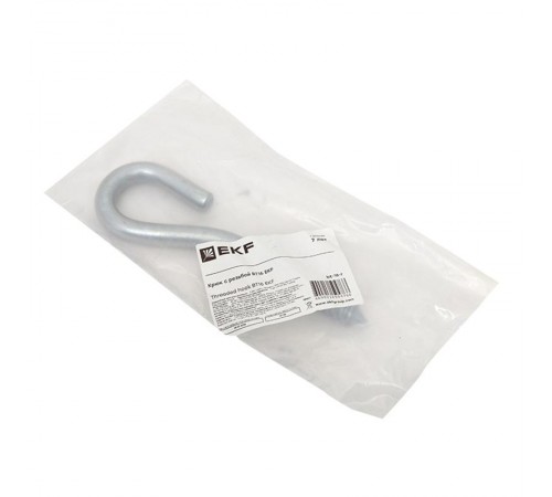 Крюк с резьбой ВТ16 инд. упак.  bt-16-r  EKF