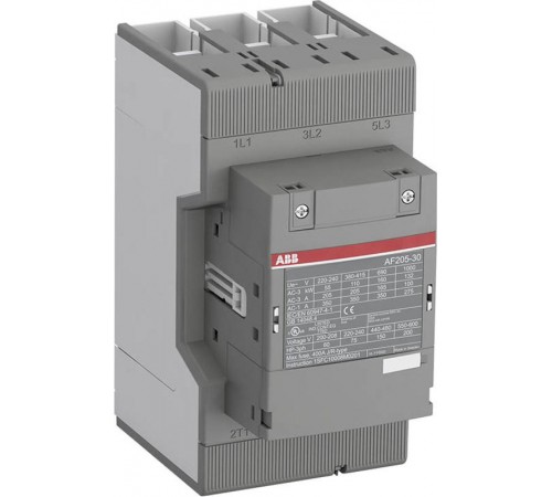 Контактор AF190-30-00-13 190А AC3, катушка 100-250В AC/DC1SFL487002R1300 ABB