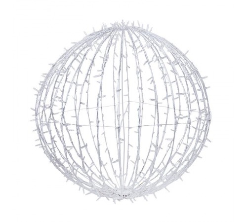 Шар светодиодный 230V, диаметр 80 см, 450 светодиодов, эффект мерцания, цвет белый  501-614  NEON-NIGHT