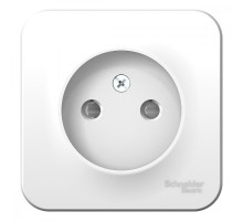 Blanca Белый О/У с изолирующей пластиной Розетка без заземления со шторками 16А, 250В  BLNRA001111  SE