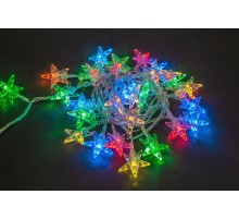 Гирлянда световая  NGF-D005-30RGBY-230-звёздочки  14043  Navigator