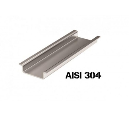 DIN-рейка из нержавеющей стали с насечкой OMEGA 3 35х75 мм длиной 2000мм  02135SS  DKC - (заменен на арт. 02135RSS)