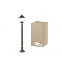 Светильник садово-парковый Прага Эл-11-73-125Б 60 Вт Е27 напольный на стойке h-1.25 м бронза, прозрачный плафон TDM  SQ0330-0541  TDM