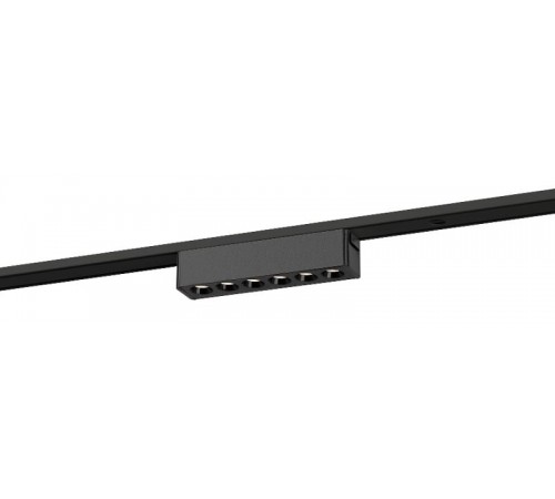 Магнитный трековый светильник  TRM-S5-2-6W4K-BK с направленным светом для тонкой магнитной системы 6Вт 4000К черный  Б0059049  ЭРА