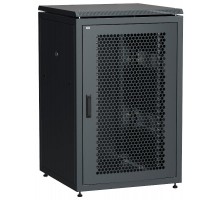 LINEA N 24U 800х800мм перф. пер. дв. задн. металл. чер.  LN05-24U88-PM  ITK