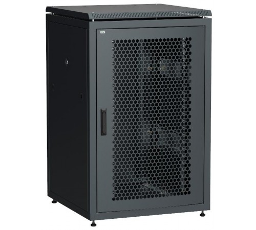 LINEA N 24U 800х800мм перф. пер. дв. задн. металл. чер.  LN05-24U88-PM  ITK